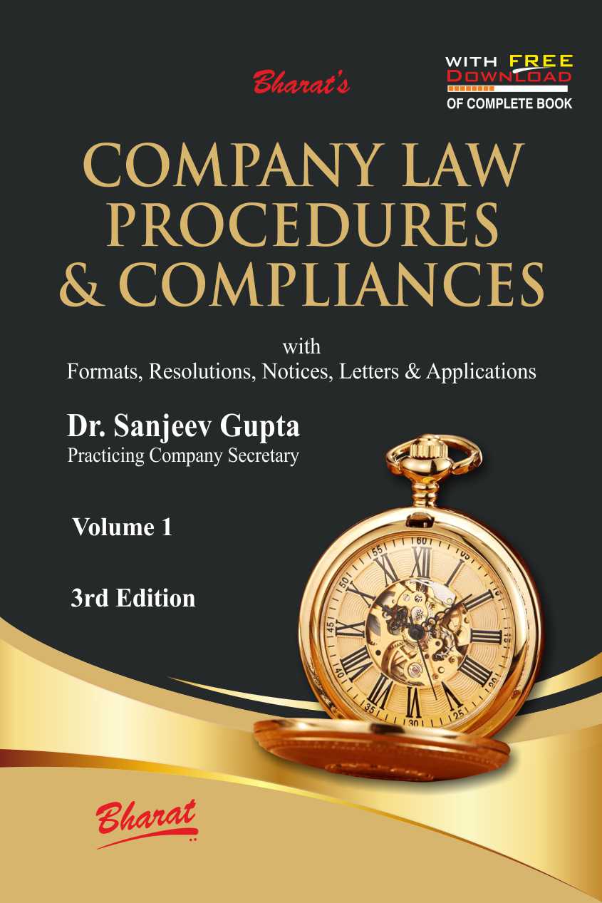 COMPANY LAW PROCEDURES & COMPLIANCES (in 2 volumes) (with FREE Download)